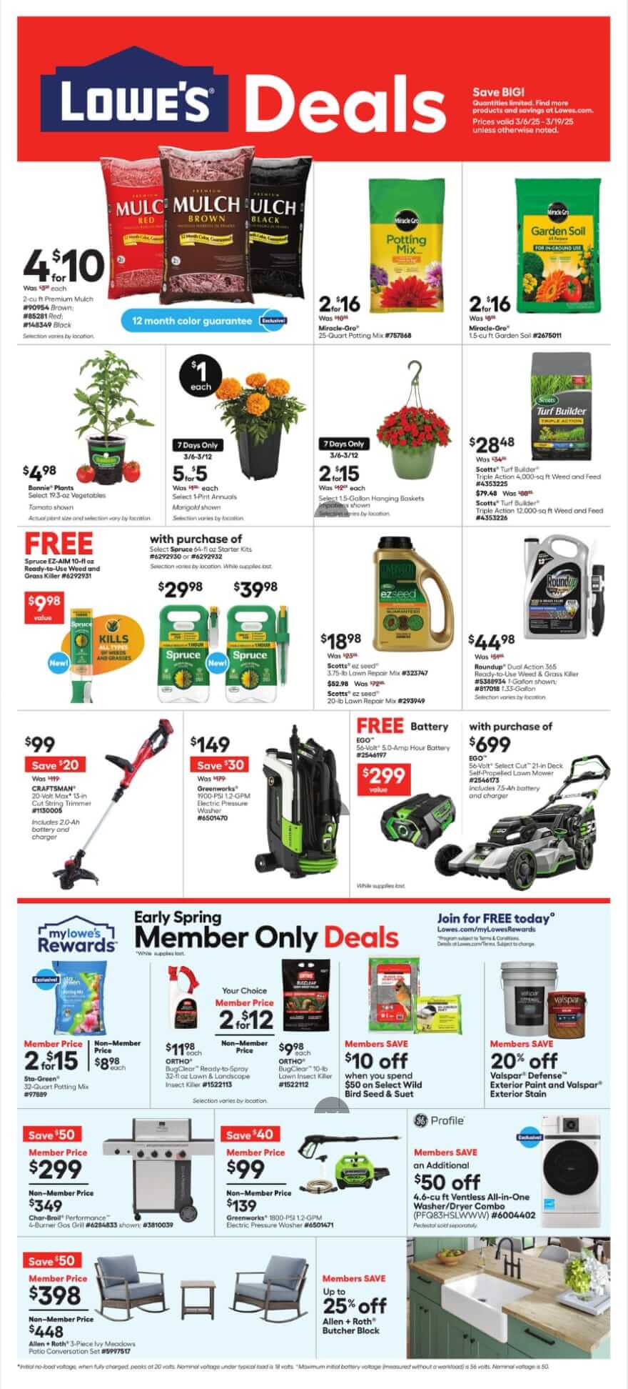 Lowes weekly ad