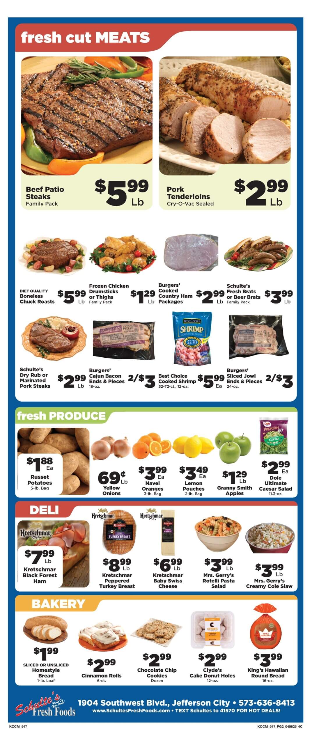 Schulte's Fresh Foods Weekly Ad