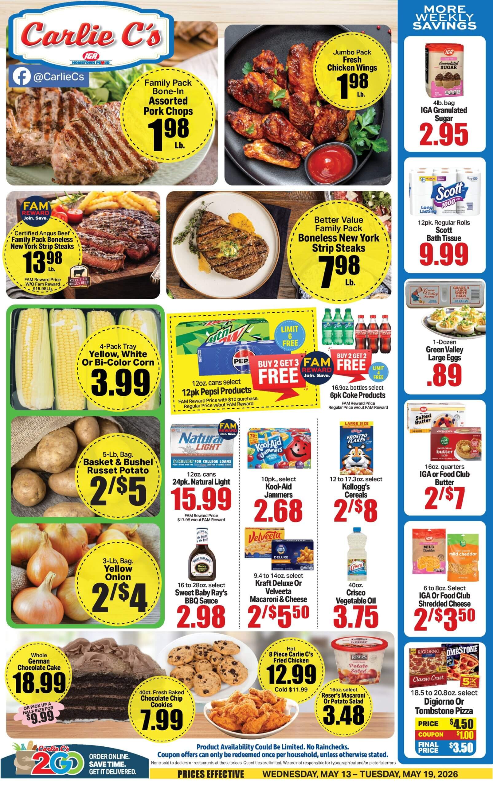 Carlie C’s Weekly Ad